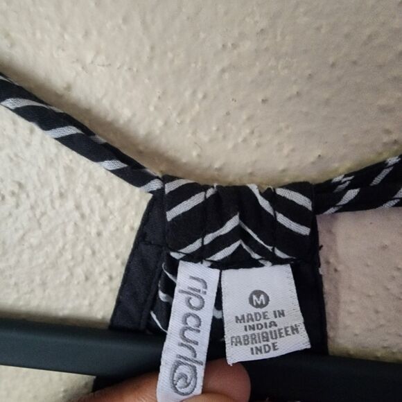 Rip Curl Medium Tribal Geometric Racerback Tank Top Neon Chevron Boho Surf Beach - Picture 3 of 4